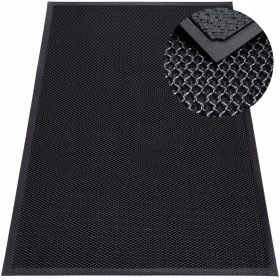    3D PVC bejárati szőnyeg, csúszásgátló, NAGY, 80x120 cm, háló