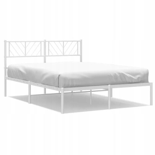  VidaXL 372327 fém ágy 140x200 fehér