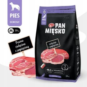    Pan Mięsko Száraztáp idősebb kutyáknak, időseknek BORJÁNY 20kg