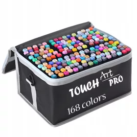  Touch Art Pro kétoldalas színes markerek 168 db