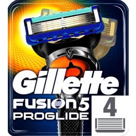    Gillette Fusion 5 Proglide pengék patronok kések x 4 darab eredeti éles