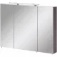  DORINA Fürdőszoba Tükörszekrény 90 LED Tükör Schildmeyer Polc