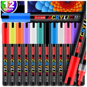    AKRIL JELÖLŐ KÉSZLET 24 db-ból Marker Marker Marker Jupai WATERPROOF