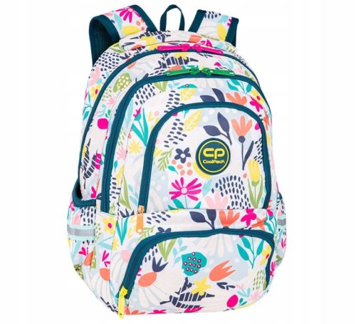  CoolPack többrekeszes iskolai hátizsák, fehér, többszínű, 24 l