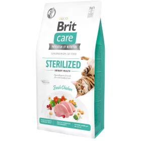    Brit csirke száraz macskaeledel sterilizált macskáknak, 7 kg