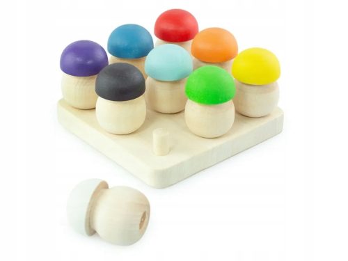  Montessori fajáték "Gombarét 9"