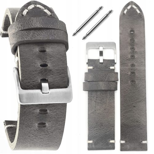  Vintage Tekla T-076.07 22 mm-es bőr óraszíj