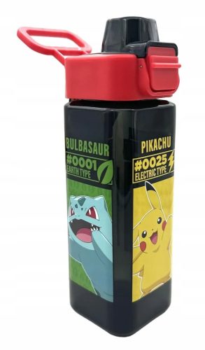  POKEMON ÜVEG SZÁMÁVAL 500 ml PIKACHU BULBASAUR CHARMANDER