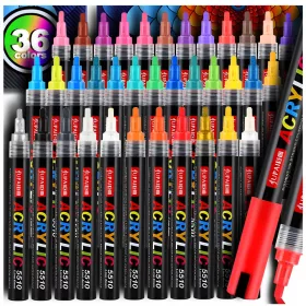    AKRIL JELÖLŐ KÉSZLET 36 db-os Marker Marker Marker Jupai WATERPROOF