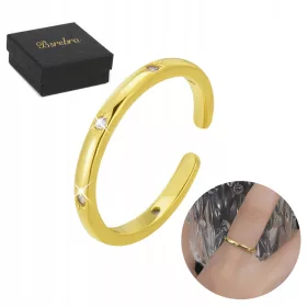    925 ezüst arany gyűrű köbös cirkónium állítható ezüst gyűrűkkel