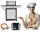  ACTIVA GÁZGRILL QUATRO INOX 3+1 öntöttvas rács
