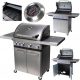 Gázgrill SILVER STAR 500 égők 4+1 12,8 kW SILVER