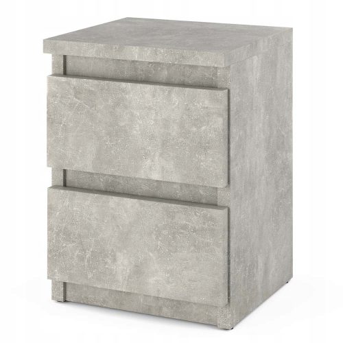  2 fiókos éjjeliszekrény, TV asztal, komód, beton