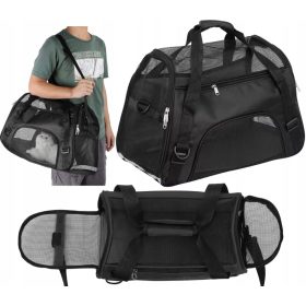    RIGID PET TRANSPORTER Szellőztetett hordozható kutya macska hátizsák