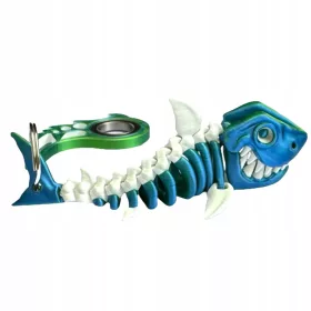    Keyrambit Keyspinner Shark kulcstartó Flexi Shark 3D Lagoon