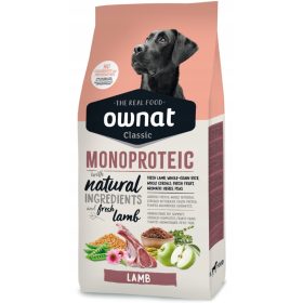    Monoprotein száraz kutyaeledel Ownat Lamb 12kg Friss bárányban gazdag