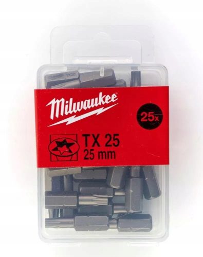  Milwaukee Torx bitek 4932399597 TX25x25 mm 25 db.
