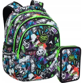    COOLPACK JOY S PEEK A BOO HÁTIZSÁK 1. osztályhoz + CoolPack dupla összecsukható tolltartó