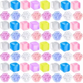    100 db ÁTLÁTSZÓ MOCHI SQUISHY FIDGET GNIOTKI POP IT GNIOTEK