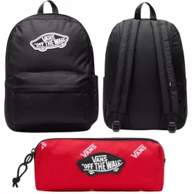    Vans városi hátizsák kool Classic hátizsák fekete VN000H4YBLK1 fekete + tolltartó tok VANS