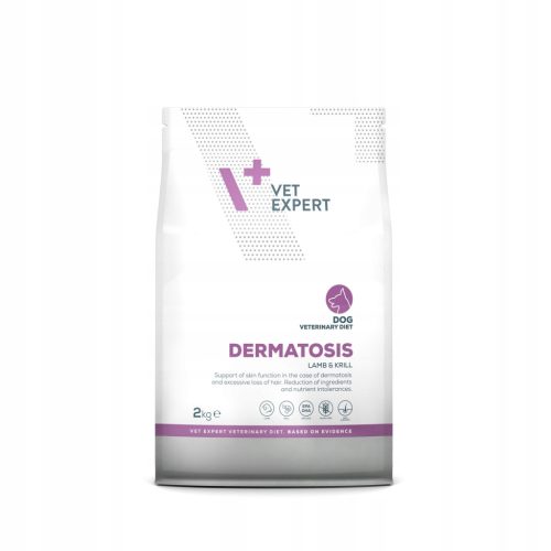  VET EXPERT DERMATOSIS DOG LAMB&KRILL 2kg száraz állateledel kutyáknak