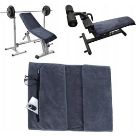    Tornatörölköző készlet zsebbel és fejtámlával 120 x 50 és 80 x 40