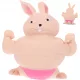  Játék kerti nyúl figura, miniatűr nyúl figura,