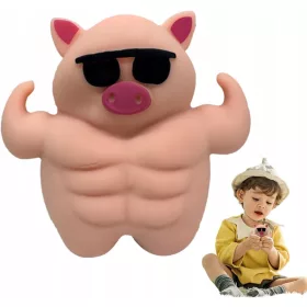    Rugalmas sertés stresszjáték, Mochi játékok, új? Befejezve