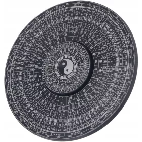    Fém forgó ujjas játék Tai Ji Eight Trigram iránytű 8 cm-hez