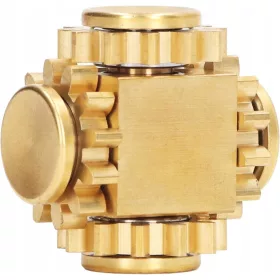  Sárgaréz fonójáték, Gear Fidget kockaforgató,