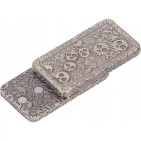    Mágneses Fidget Slider, Koponya mintás Fém Fidget játékok ADHD-hoz