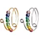  Rainbow Fidget Beads Stressz-szorongás nőknek Állítható ékszerek
