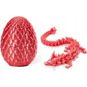    3D nyomtatott sárkány, teljesen csuklós sárkánykristály sárkánytojás