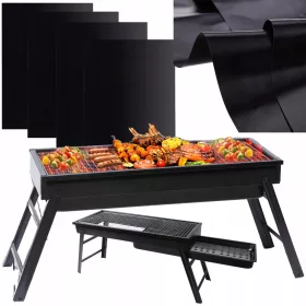    KERTI SZÉNGRILL TOURIST HORDOZHATÓ Összecsukható Bőrönd