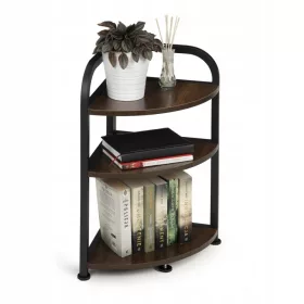    ModernHome polc LOFT sarokpolcok 32 cm x 60,5 cm x 32 cm barna árnyalatai