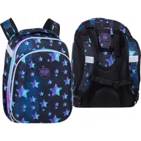    CoolPack többrekeszes iskolai hátizsák, fekete, Sárga és arany árnyalatú, 25 l