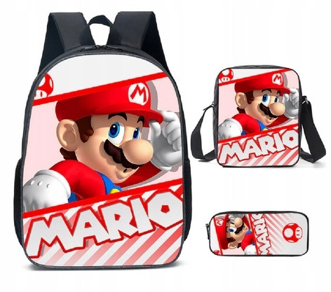  SUPER MARIO ISKOLAI SZETT, HÁTIZSÁK TOLLALTOK