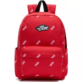  Vans New Skool iskolai hátizsák piros