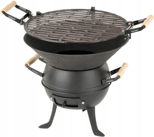 Öntöttvas SZÉN GRILL HORDÓ FI 36CM ACTIVA