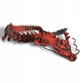    DRAGON Artikulált Flexi Dragon Figurine 3D nyomtatás MisticRed