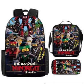    Ninjago ISKOLAI SZETT, A4-ES HÁTIZSÁK, TÁSKA, TOLLALTOK, kiváló minőség