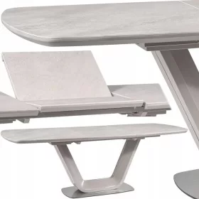    Signal MODERN téglalap alakú kihúzható asztal 160 x 90 x 76 cm szürke árnyalatok
