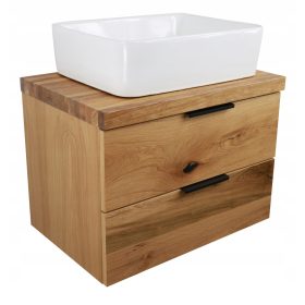    SZETT - KIS MOSÓSZEKRÉNY TÖMÖR ASZTALlappal | 40cm | LAKKOZOTT