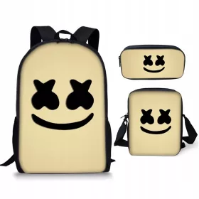    DJ MARSHMELLO ISKOLAI SZETT HÁTIZSÁK A4-ES TÁSKA TOLLALTOK