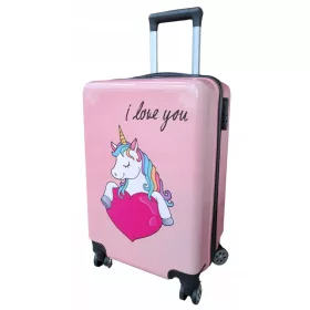    UNICORN Bőrönd UNICORN LÓSZÍV KEREKEK GYERMEKEKNEK UTAZÁSI KOMBINÁCIÓ