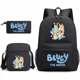    Bluey ISKOLA SZETT HÁTIZSÁK TÁSKA TOLLALTOK Nagyszerű ajándékok Új
