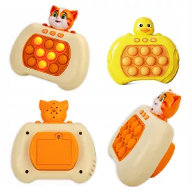    Arcade játék POP IT Anti-stressz CAT DUCK Játék Ragyogó készlet