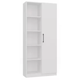    80 cm-es IRODAI KÖNYVTÁR 10 PALCSOS AJTÓVAL RD-80 FEHÉR FEHÉR