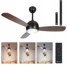    Aigostar mennyezeti ventilátor Mennyezeti ventilátor fekete