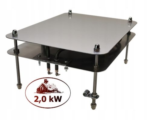  Deflektoros fűtőtest füstölőkhöz és szárítókhoz 2,0 kW 2000 W teljesítménnyel